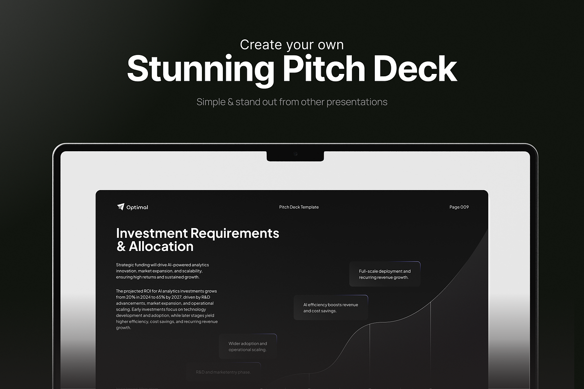 Pitch Deck AI-Powered Data Analytics, a Presentation Template by pickolabstudio (Photo 6 of 6)