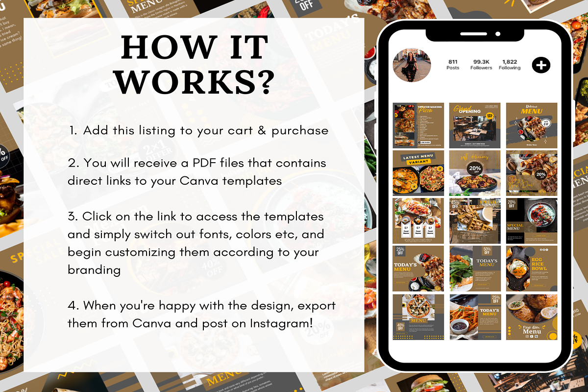 Animated Food Restaurant Template, a Social Media Template by LushBury (Photo 5 of 8)