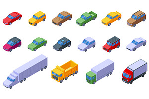 Isometric cars. Personal car various, a Transportation Illustration by Valerie Bodnar