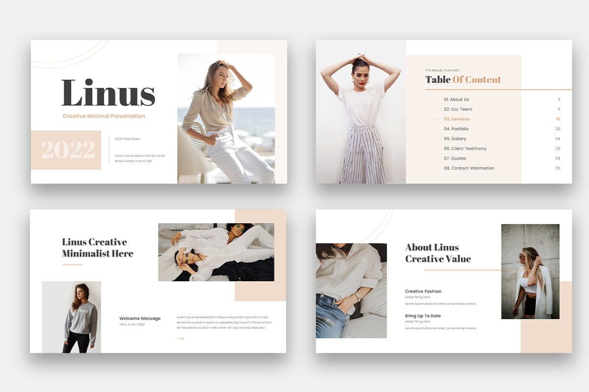 Linus Creative Minimalist Keynote, a Presentation Template by kerismaker (Photo 2 of 6)