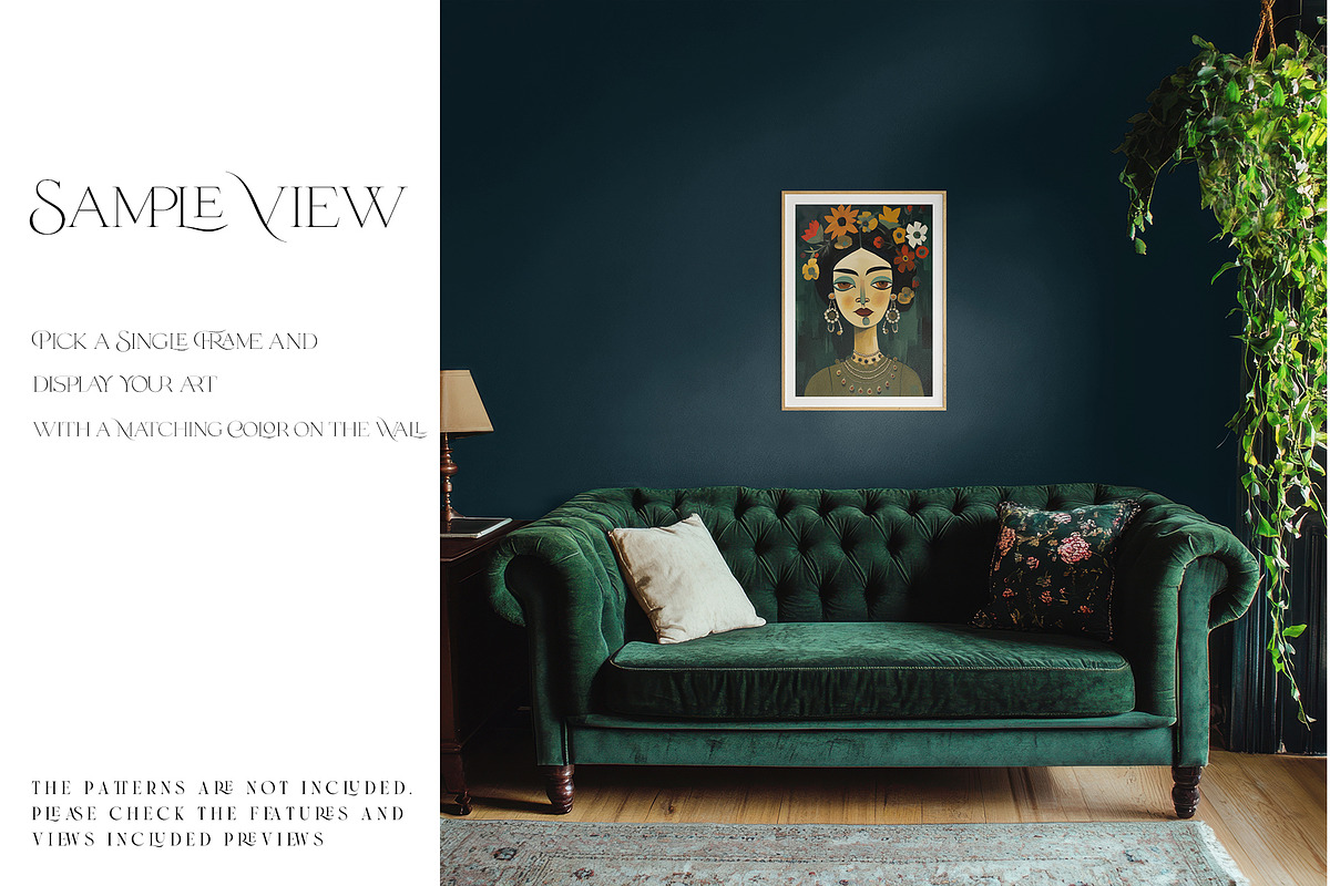 44 Frames and Wallpaper Mockup, a Product Mockup by mock-ups (Photo 8 of 18)