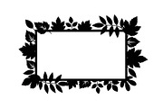 Decorative Nature Frame Silhouette, a Graphic by BIPLOB EXPERT (Thumbnail 4 of 8)