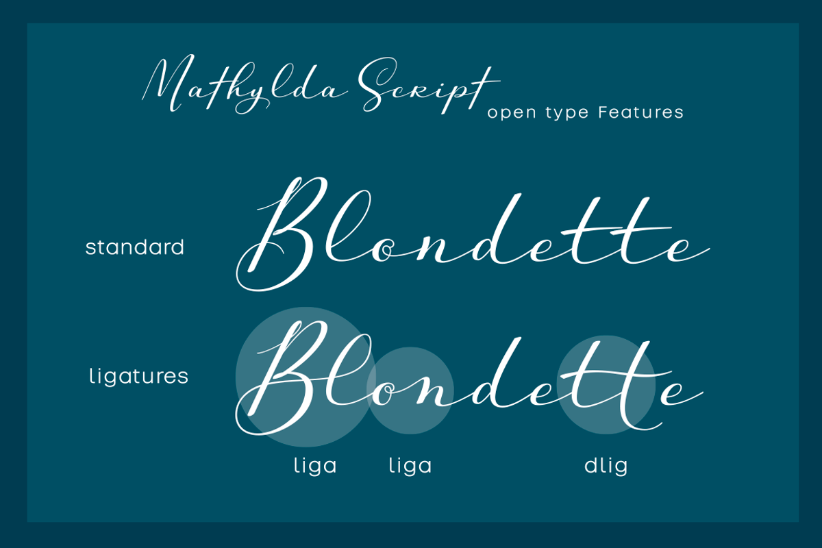 Mathylda Script preview 4