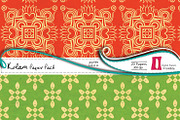 Indian Kolam Digital Papers, a Pattern Graphic by InkBite Designs (Thumbnail 3 of 3)