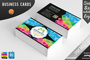 Colorful Geometric Business Cards, a Business Card Template by joyologo (Thumbnail 1 of 5)