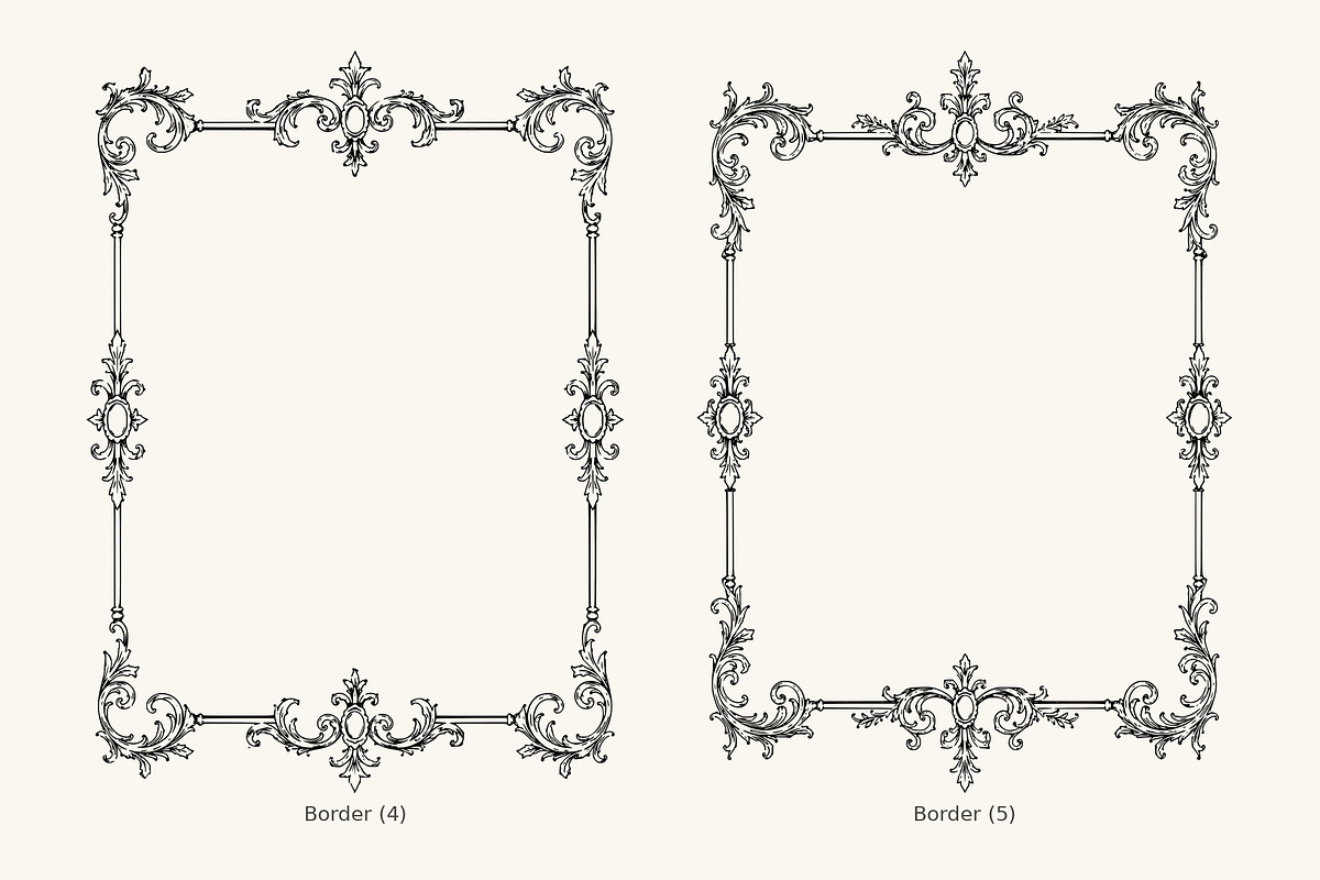 Border, Corner & Divider Collection, a Decorative Illustration by AW Studios (Photo 5 of 20)