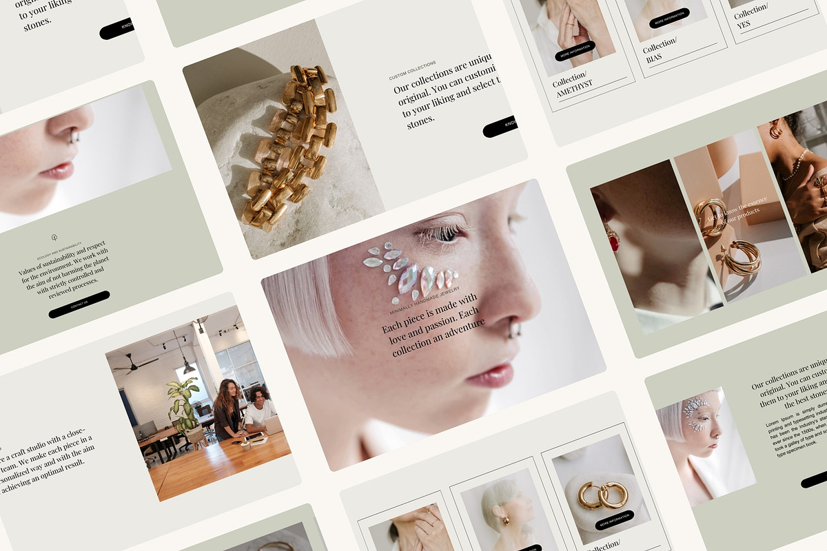 Canva Web Template MINIMAMENTE, a Landing Page Template by AS Studio (Photo 1 of 5)