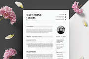 Word Resume & Cover Letter Template, a Resume Template by DemeDesign (Thumbnail 1 of 5)