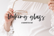 Looking Glass Script, a Script Font by Beck McCormick (Thumbnail 1 of 10)