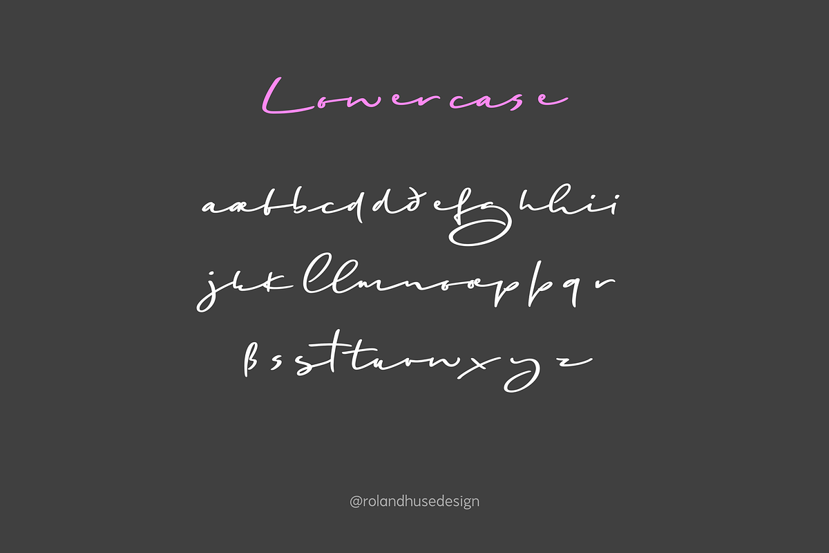 Bangkok Restless Bold, a Script Font by Roland Huse Design (Photo 5 of 6)