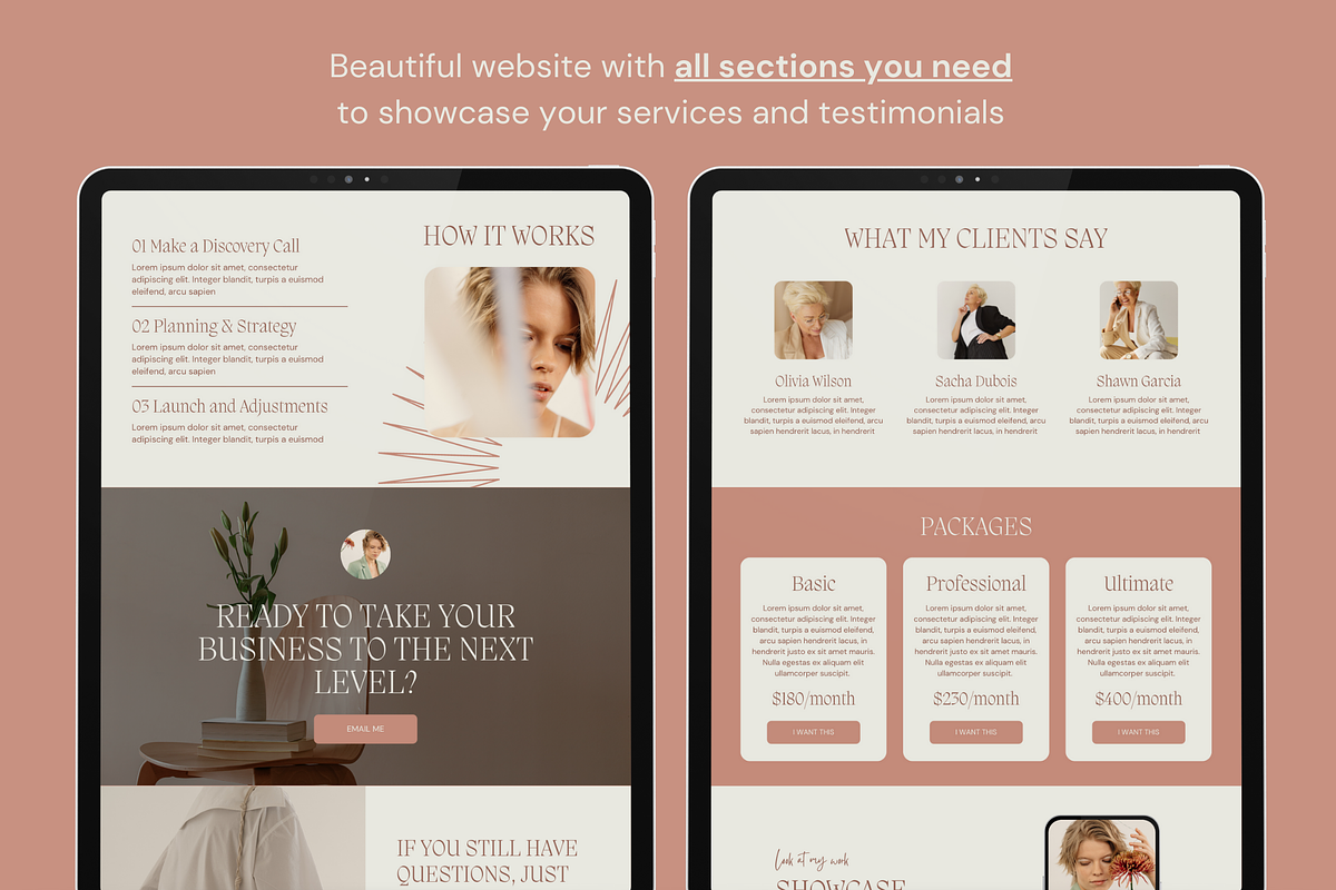 Elegant Coach Canva Website Template, a Websites & App Template by Eden Origin Studio (Photo 5 of 11)