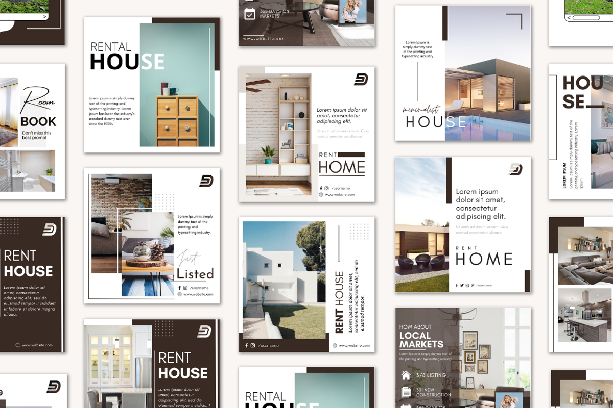 Minimalist Real Estate Bundle, a Social Media Template by Design Space (Photo 2 of 6)