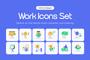 250 Work Icons, an Emoji Icon by Prosymbols (Thumbnail 1 of 15)