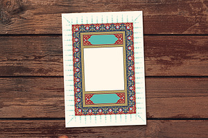 Premium A4 Floral Frame