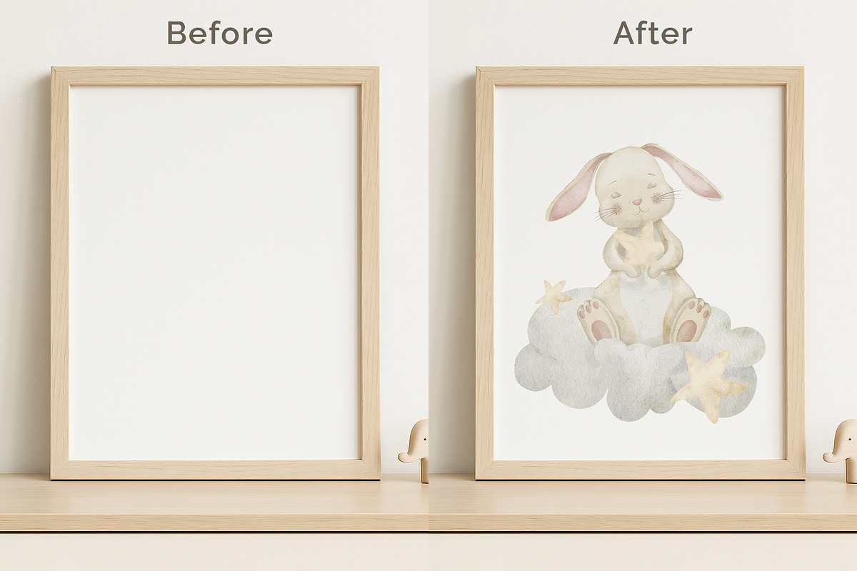 Kids Room Mockup PSD. Wall, Textile, a Product Mockup by Alisles (Photo 9 of 12)