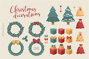 Christmas and New Year dogs clipart, an Illustration by Siriliadka Dreams (Thumbnail 2 of 8)