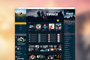 Music Web, a Websites & App Template by ALEX BENDER UI STORE (Thumbnail 1 of 5)