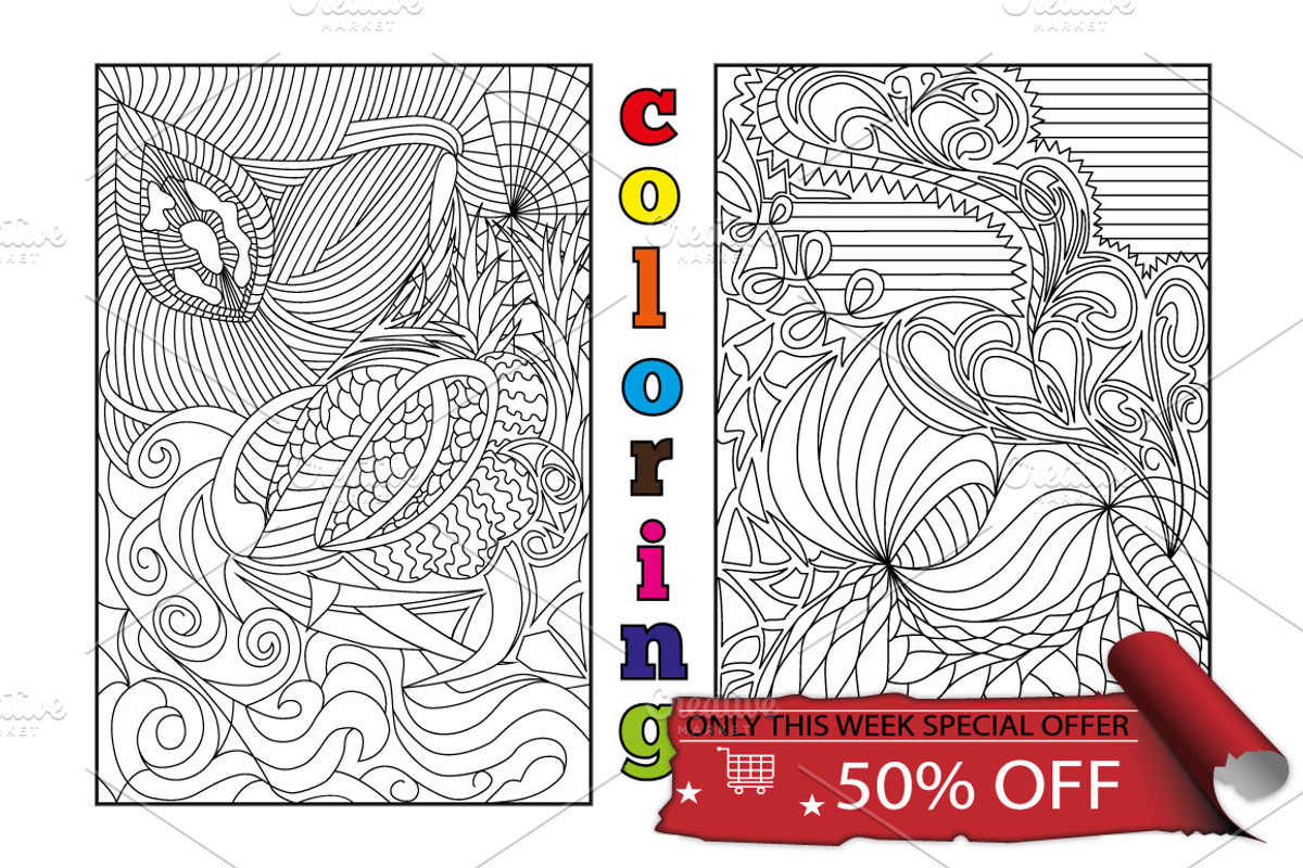Coloring antistress, an Illustration by BEZIL-ART (Photo 1 of 6)