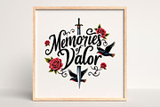 Memories of Valor SVG, an Illustration by Awieee1 (Thumbnail 4 of 4)