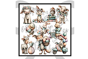 Whimsical Easter Graphics, an Illustration by CraftCrateShop (Thumbnail 6 of 7)