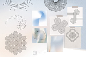 Calm Gradient & Vector Shapes Images