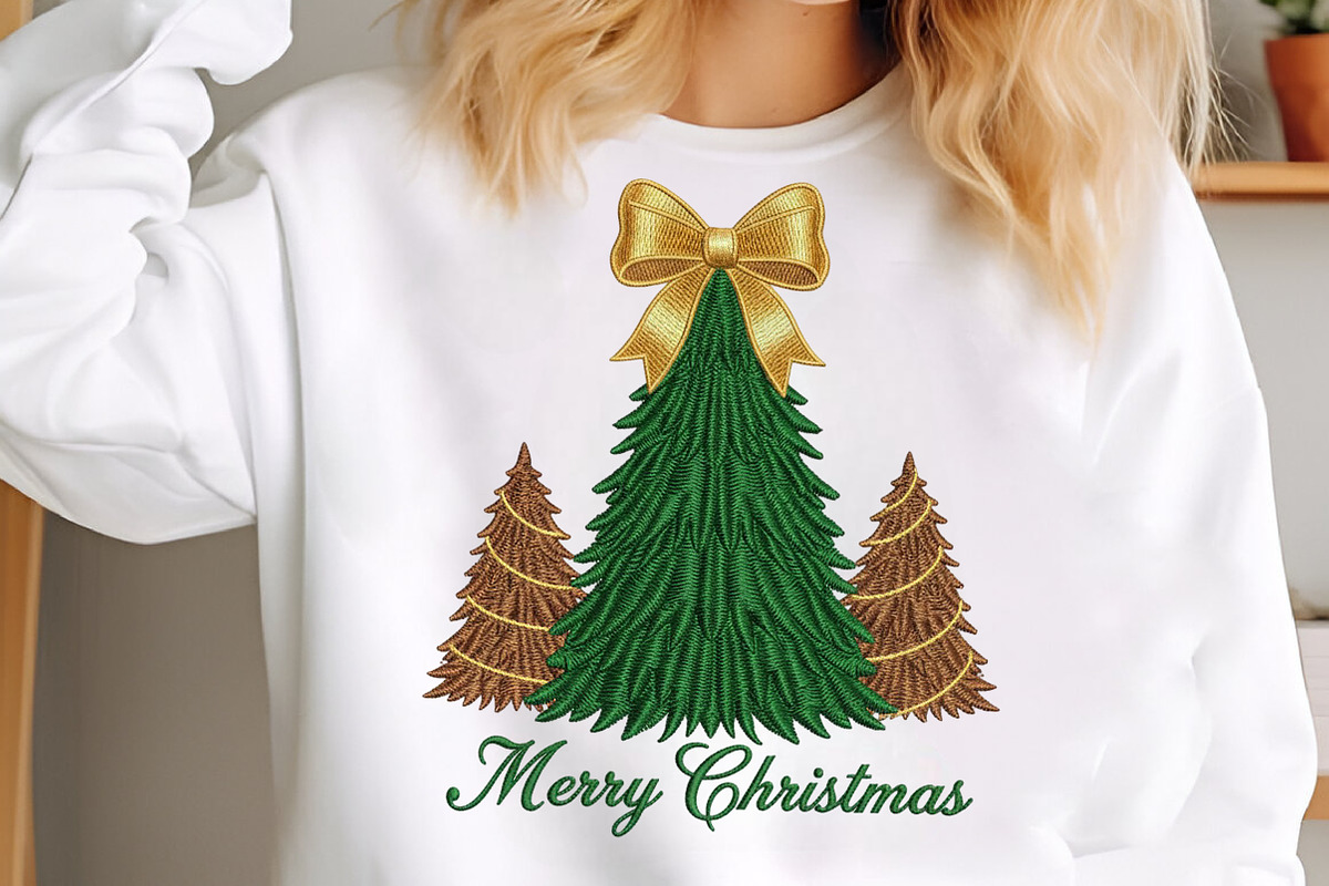 Faux Yarn Crochet Christmas Tree PNG, an Illustration by Craft Nest (Photo 4 of 5)