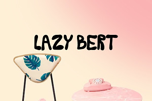 Lazy Bert | Fun Handwritten Font