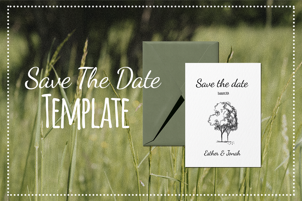 Tree Wedding Stationery, a Stationery Template by AmeliaFilippa (Photo 4 of 4)