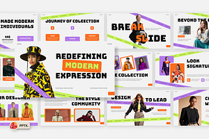 Fashion Collection Pitch PowerPoint, a Presentation Template by Loin Studio