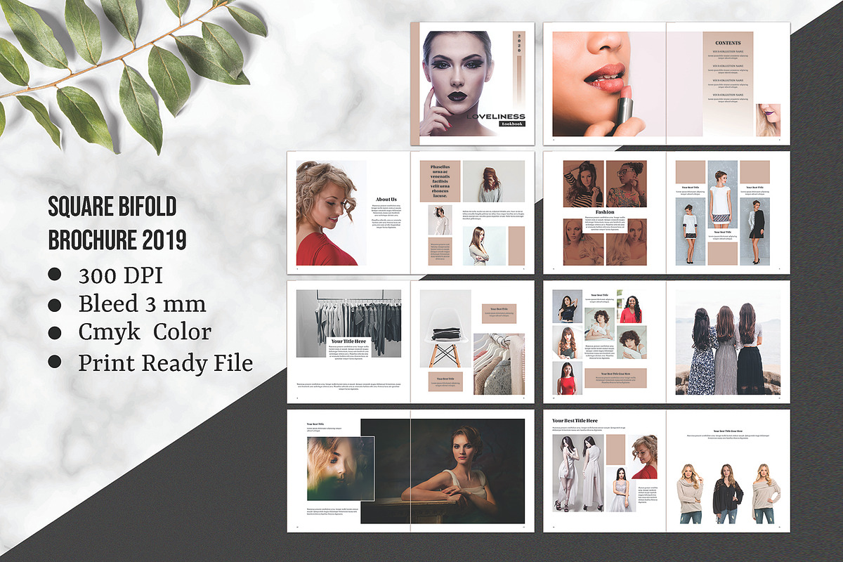 Square Fashion Lookbook / Brochure, a Magazine Template by Template Shop (Photo 1 of 10)