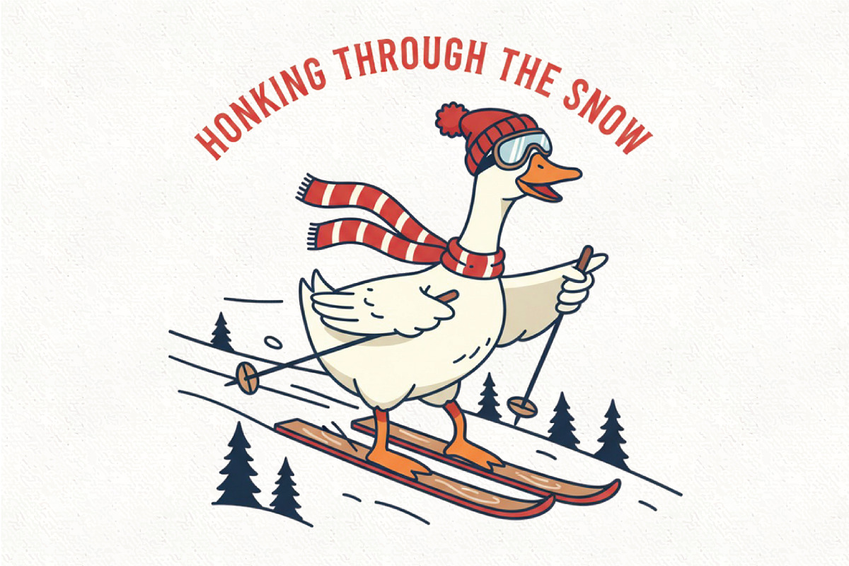 Honking Through the Snow Goose, an Illustration by CraftArtStudio (Photo 1 of 4)