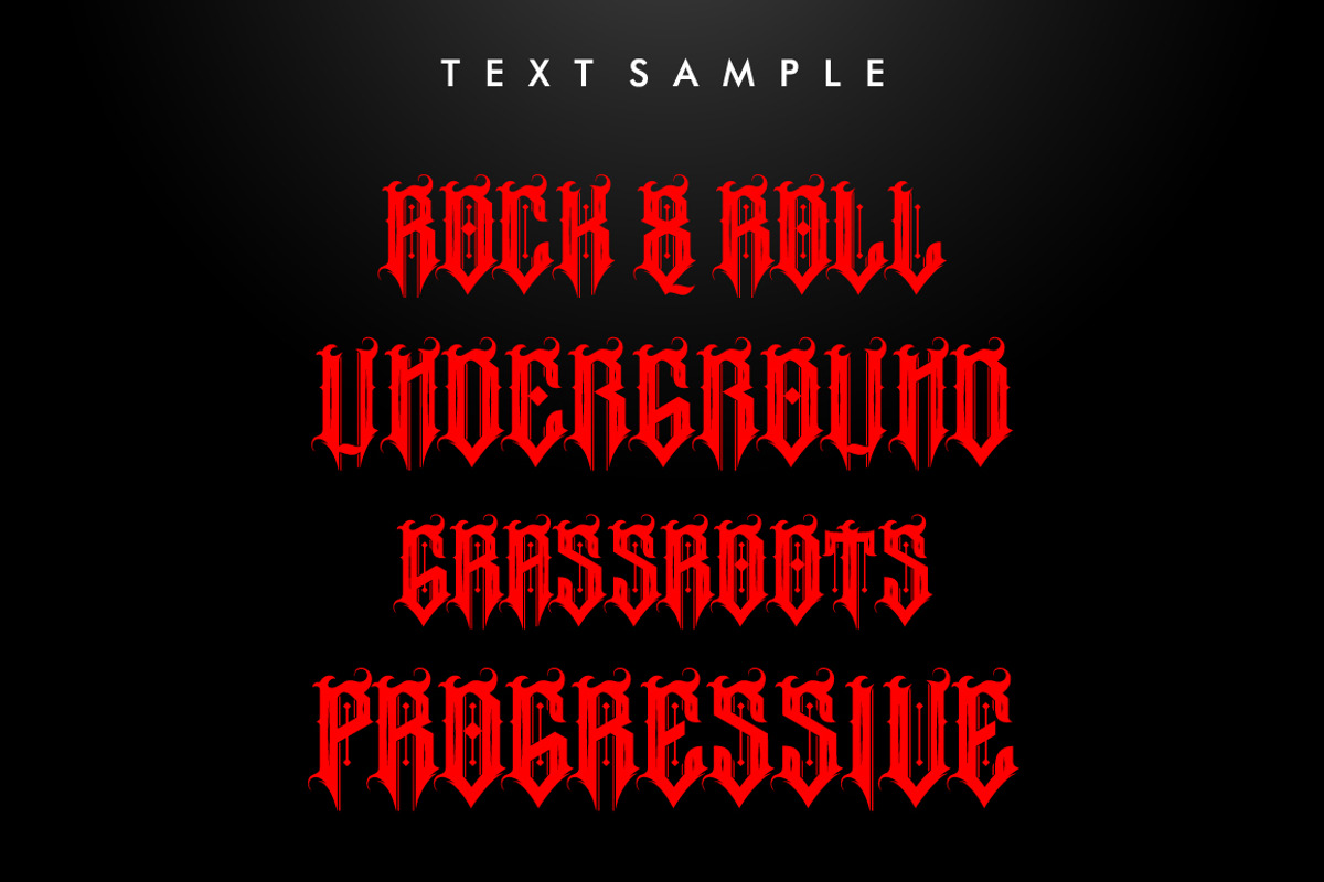 Ruthless Typeface preview 6