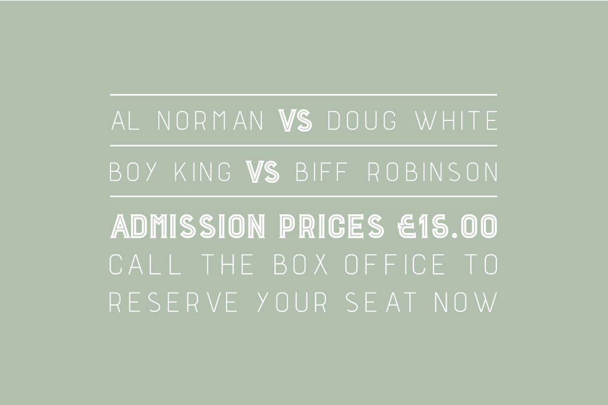 Boxer Typeface preview 3