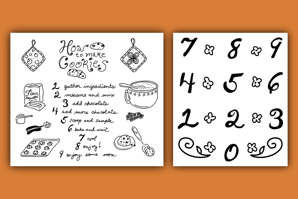 Baking Cookies Illustrations, a Food Illustration by AJ Doodles (Photo 5 of 16)