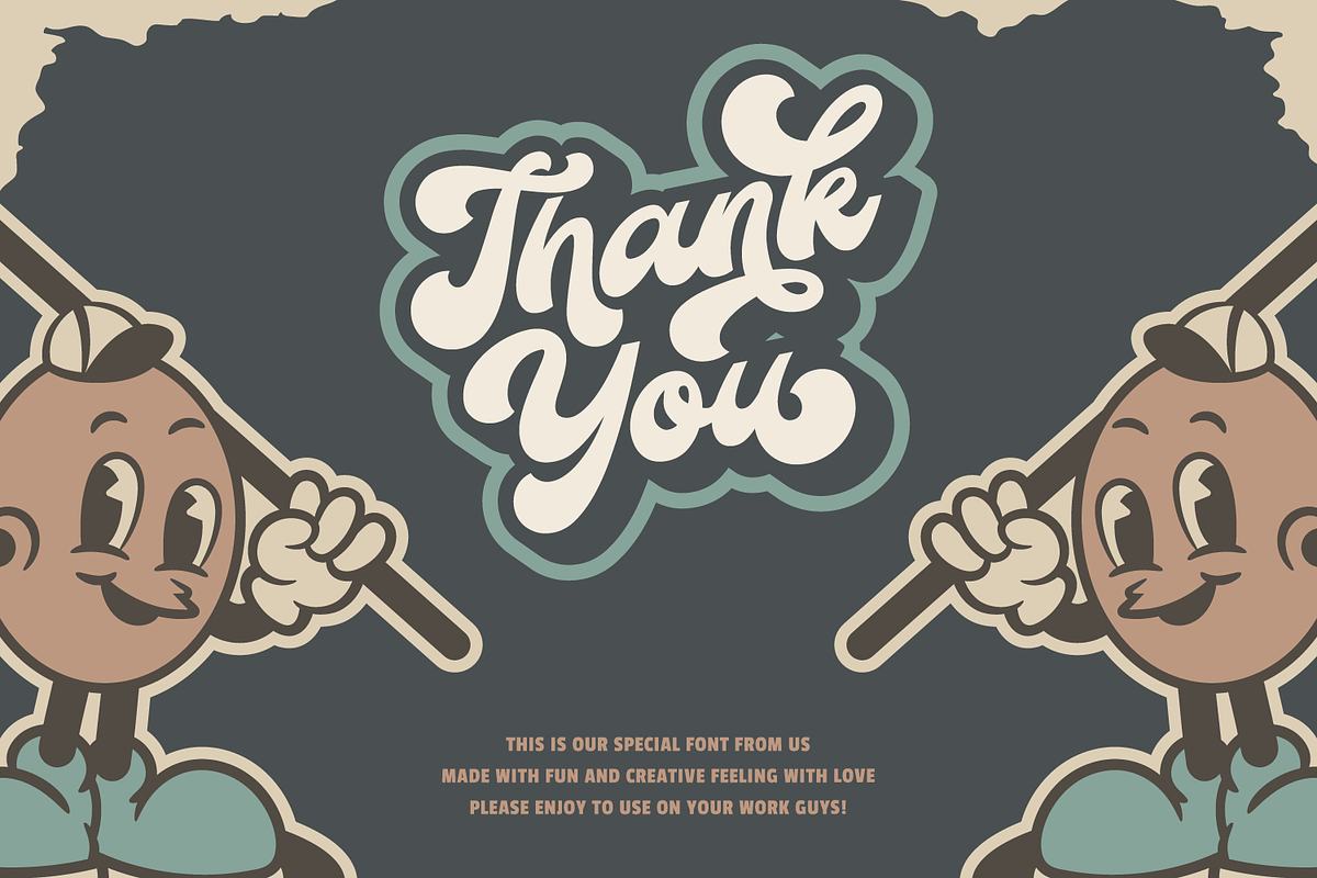 The Auratype | Retro Layered Font, a Script Font by Auratype (Photo 15 of 15)