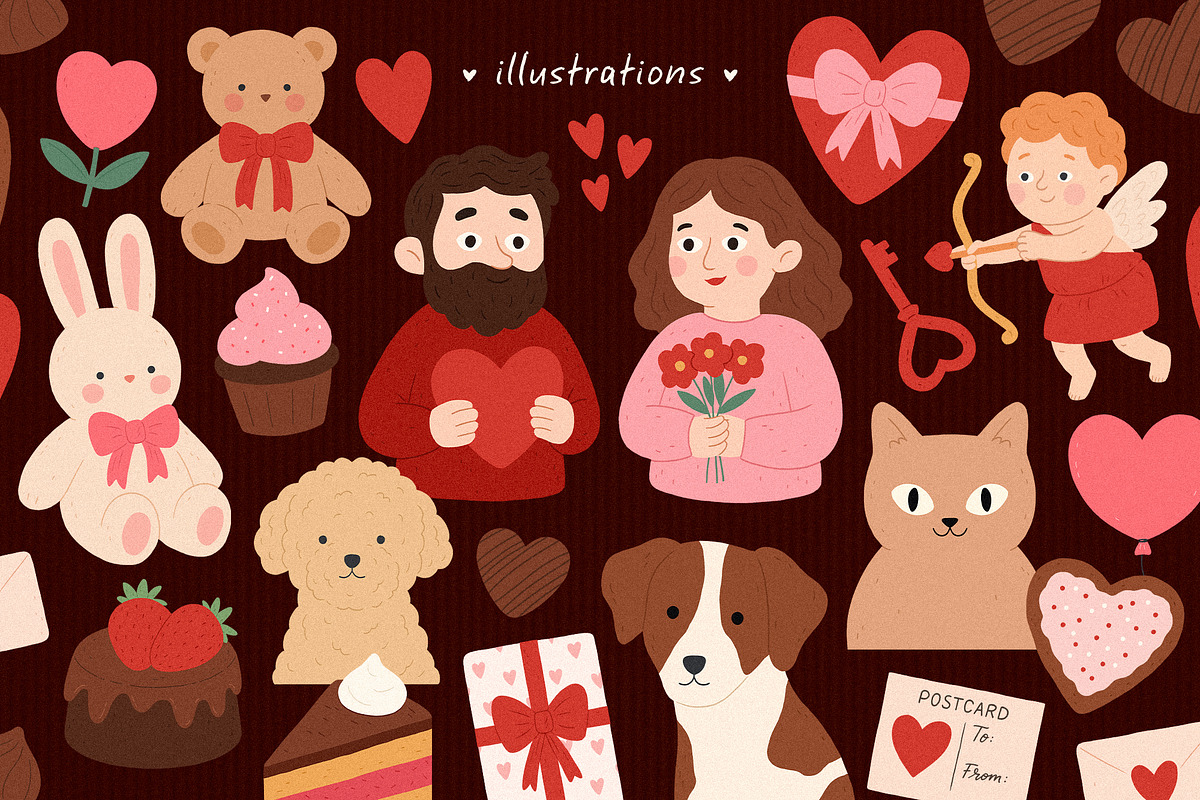 Sweet Whimsy: Cute PNG Illustrations, an Object Graphic by Dina Mae (Photo 3 of 12)