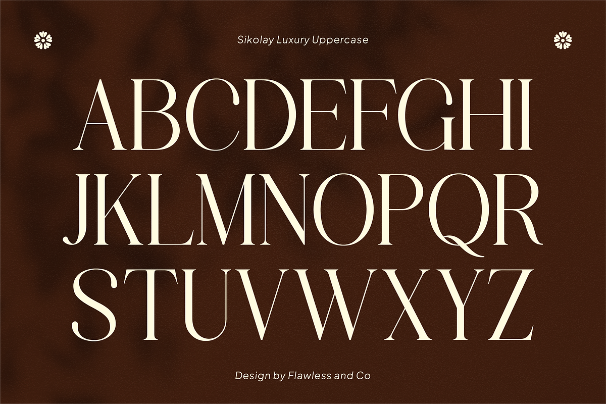 Sikolay - Elegant Luxury Serif Font, a Serif Font by Flawless And Co (Photo 6 of 10)