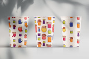 Sweet jam in jars, seamless patterns, a Pattern Graphic by Good Studio (Thumbnail 9 of 9)