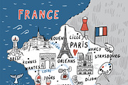 France Map, an Education Illustration by GooseFrol (Thumbnail 3 of 13)