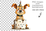 Quirky Dog Clipart Vol 2, an Object Graphic by EllyandLima (Thumbnail 2 of 8)
