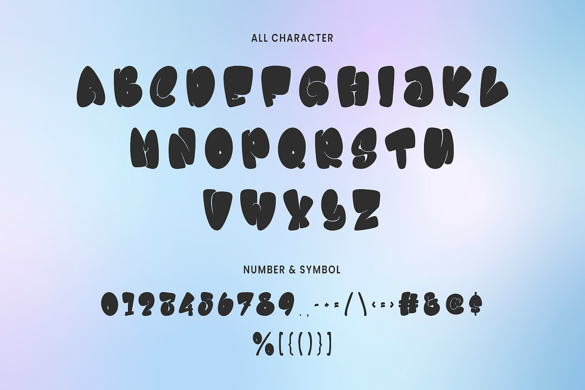 Boizz Graffiti Bubble Display Font, a Handwritten Font by Maulana Creative (Photo 7 of 7)