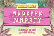 Ricopalm - Hawaiian Display Font, a Sans Serif Font by Artisan Themes (Thumbnail 8 of 12)