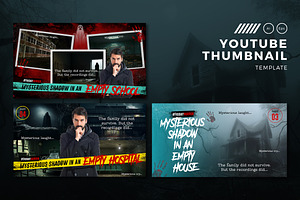 Horror Youtube Thumbnail, a Social Media Template by Aarley Kaiven