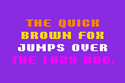 8 Bit - Multilingual Pixel Typeface, a Sans Serif Font by alpercakici (Thumbnail 2 of 12)