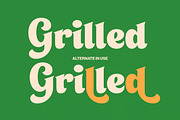 Fodhies - Food Font, a Script Font by Runsell Studio (Thumbnail 2 of 4)