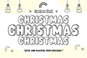 Cotton Wobble - Playful Outline Font, a Sans Serif Font by KiddoGlyphs Studio (Thumbnail 3 of 5)