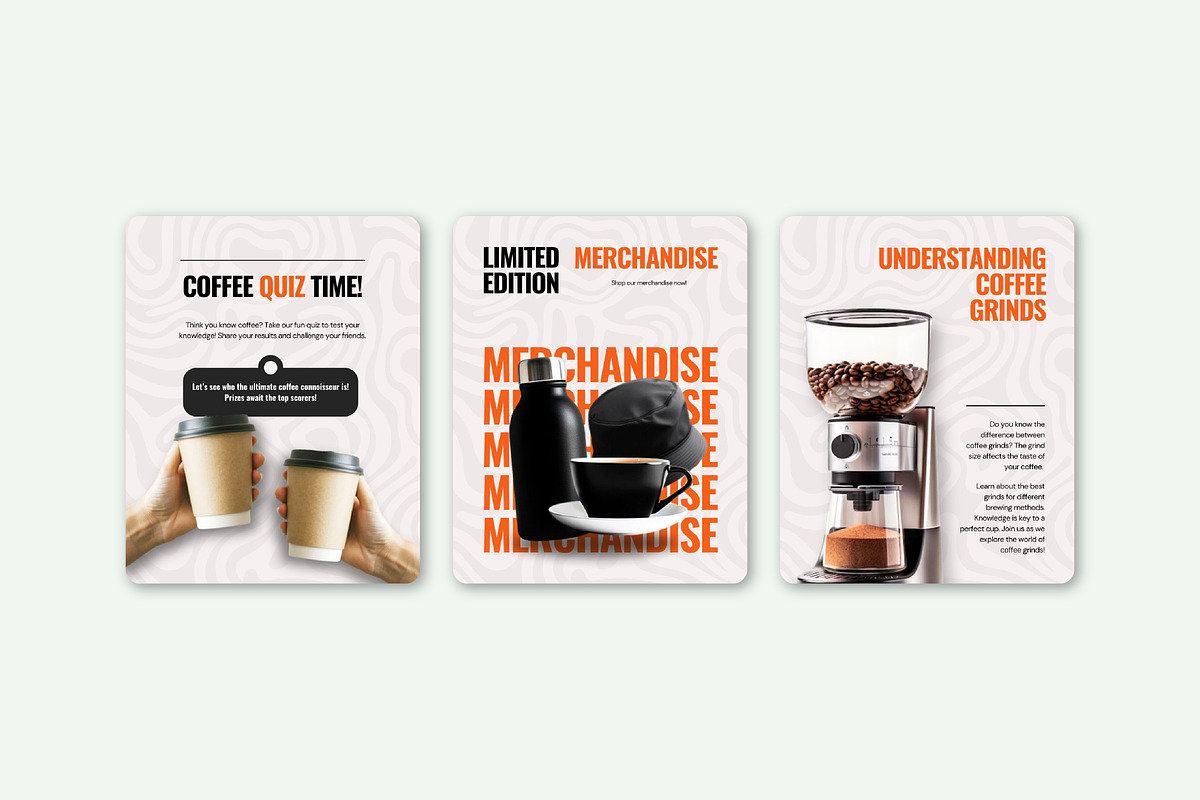 Canva Coffee Shop & Cafe Templates, a Design Template by SecondBrain Store (Photo 2 of 10)