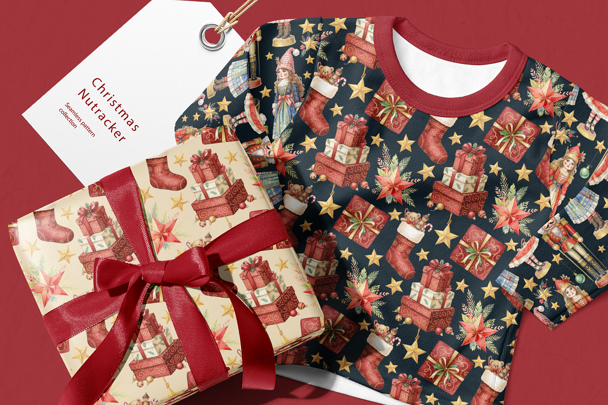 Seamless Christmas Nutcracker, a Graphic by ClipArtRoom (Photo 8 of 8)