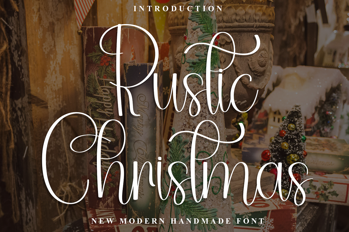 Rustic Christmas, a Handwritten Font by FreshTypeINK (Photo 1 of 8)