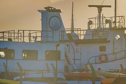 Antique ship parked at ushuaia port, argentina, a Sports & Recreation Photo by DanFLCreativo
